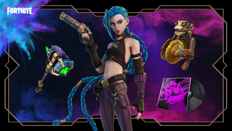 Jinx din League of Legends este noul skin din Fortnite