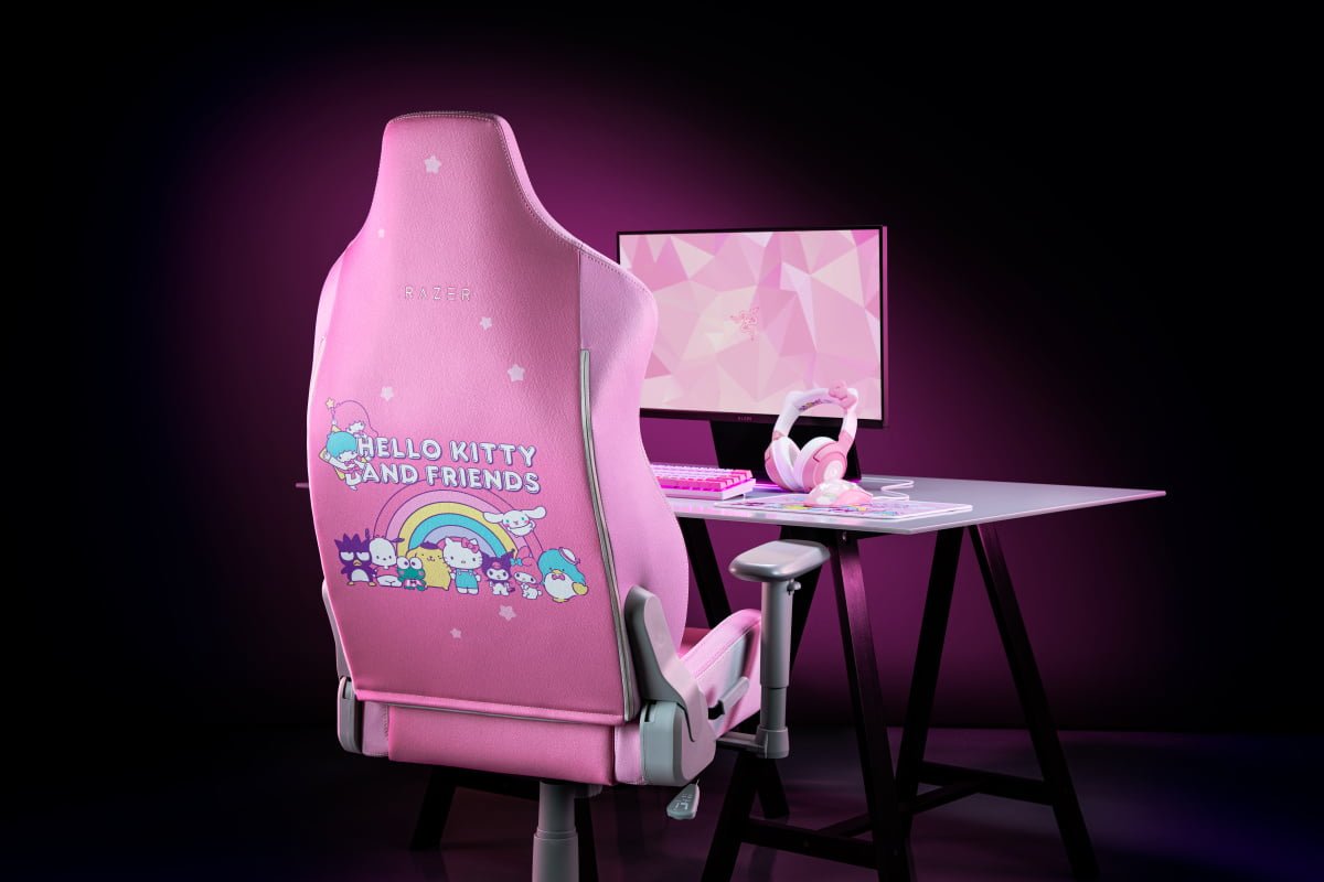 Razer lanseaza casti si scaune in colaborare cu Hello Kitty