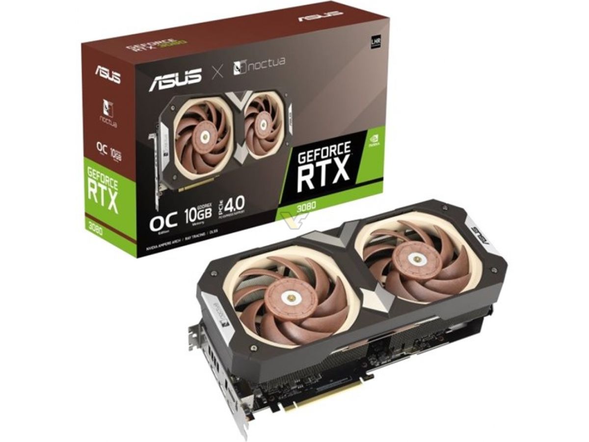 ASUS si Noctua anunta placa grafica ASUS GeForce RTX 3080 Noctua