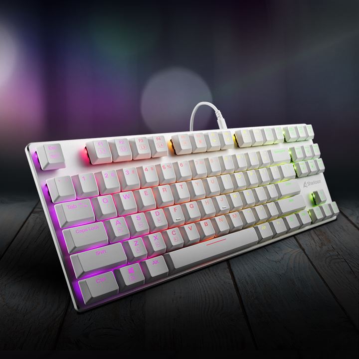 Sharkoon lanseaza tastaturile PureWriter White RGB si varianta sa TKL